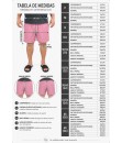 Short Tactel Elastano Mescla Plus Size Praia Masculino Rosa Listra Short Tactel Elastano Mescla Plus Size Praia Masculino Rosa Listra
